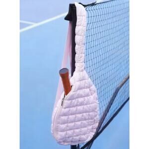 Pickle O'Joe Quilted Sling Pickleball Racket Bag Dusty Pink NWT